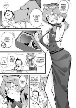 [Suruga Kuroitsu] Valentine Day Ako (Blue Archive) [English] [SDTLs]
