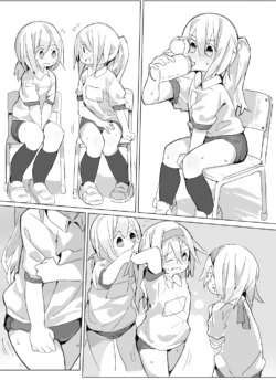 [Kataware] Suibun o Ippai Totta Onnnanoko