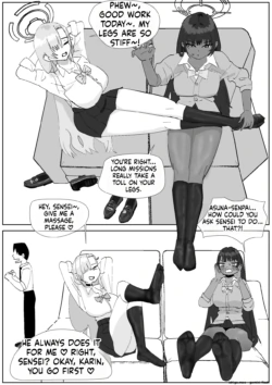 [Sockshop / The Crazy Sock Shop] Karin & Asuna: Disposing of Masochistic Trash-Sperm with Super-Stinky Foot Masturbation