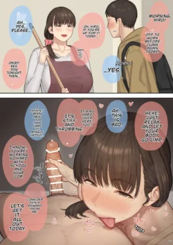 [Natsuzo] A kind dorm mother gives a reward to a hardworking, struggling student