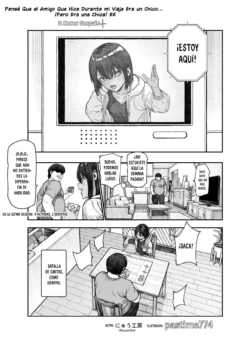 [Nyuu Koubou (pastime774)] Tabisaki de Nakayoku Natta Ko ga Otoko to Omottetara Onnanoko datta Ken!! EX 2 Kagetsu Go | Pensé que el amigo que hice durante mi viaje era un chico... ¡Pero era una chica! EX 2 meses después [Spanish] [Helpers]
