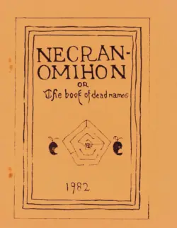 [Suisō / TRANSVESTER (Hōka Menoshima / Yū Shiozawa / Akihiko Kasajima)] NECRAN-OMIHON - Or The Book Of Dead Names - 1982 (1982)