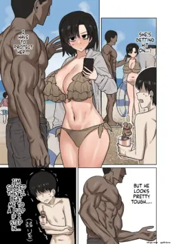 [Enari] Umi de Nanpa sareteru Kanojo o Tasukerarenakatta Kekka... "NTR" | The result of failing to save my girlfriend being hit on at the beach... "NTR" [English]
