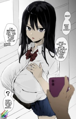 [Hotate-chan] Saimin sarechau JK | Hypnotizing a High-Schooler [English] [Colorized]