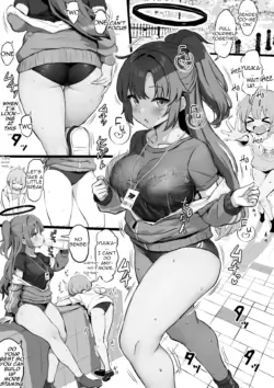 [Fuzume] Taisoufuku Yuuka ga Shota Sensei ni Futomomo Koki toka Shirikoki toka o Segamareru Manga (Blue Archive) (English)